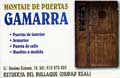 GAMARRA MONTAJE DE PUERTAS