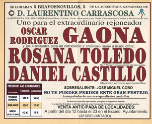 Novillada sin Picadores